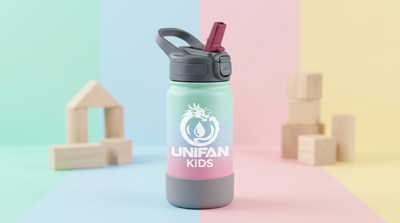 Kids Vacuum Water Bottles & Straw Cups