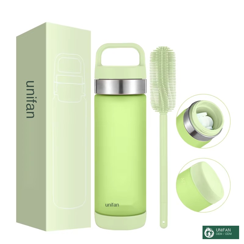UNIFAN Wholesale Custom Plastic Water Bottle Big Capacity Sport Water Bottle with Lid for Fitness