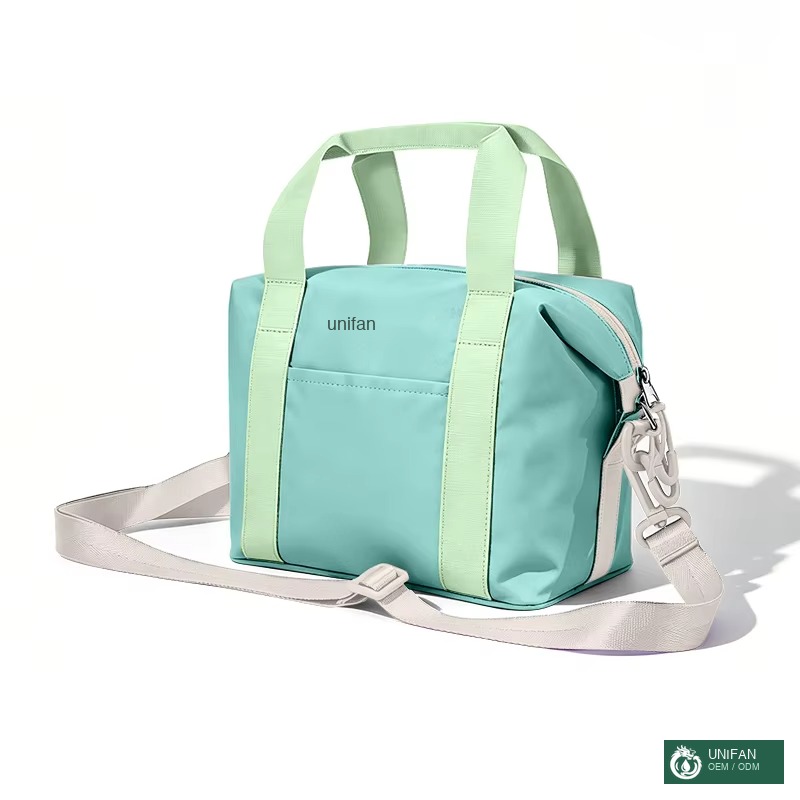 UNIFAN Handbag 6L Crossbody Custom for Picnic Camping or Outdoors Fabric Insulated with Handle Small Zippered Pouch