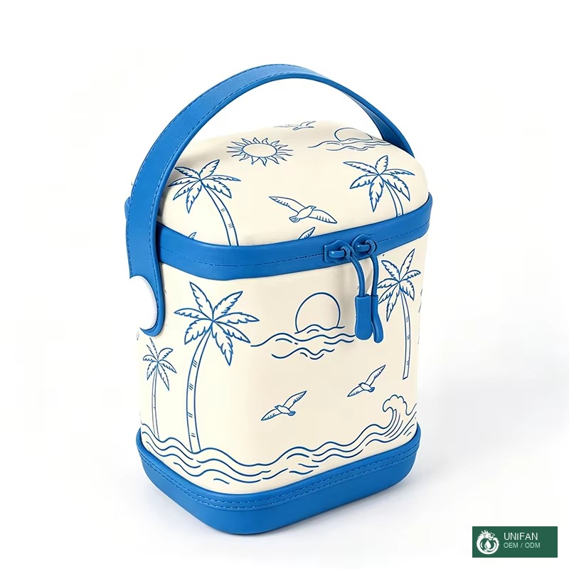 UNIFAN Insulated Soft Cooler Bag Leakproof Thermal Lunch Bag Waterproof PEVA Lining Portable Handle for Office Picnic Camping